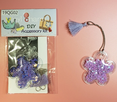 DIY Soft PVC Transparent Flowers Shape Accessories Kit