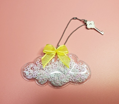 DIY Soft PVC Transparent Clouds Shape Accessories Kit